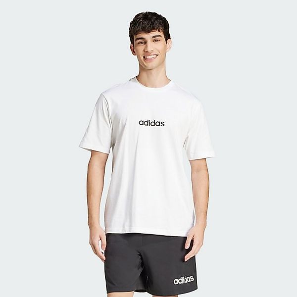 adidas Sportswear Poloshirt ESSENTIALS LINEAR SINGLE JERSEY T-SHIRT günstig online kaufen
