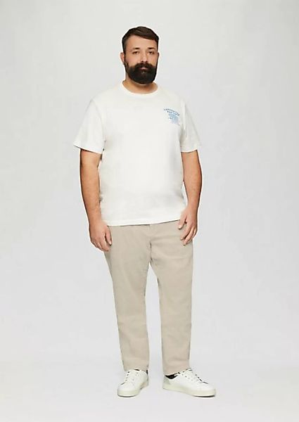 s.Oliver Stoffhose Cord-Chino aus Baumwollstretch mit Bundfalten günstig online kaufen