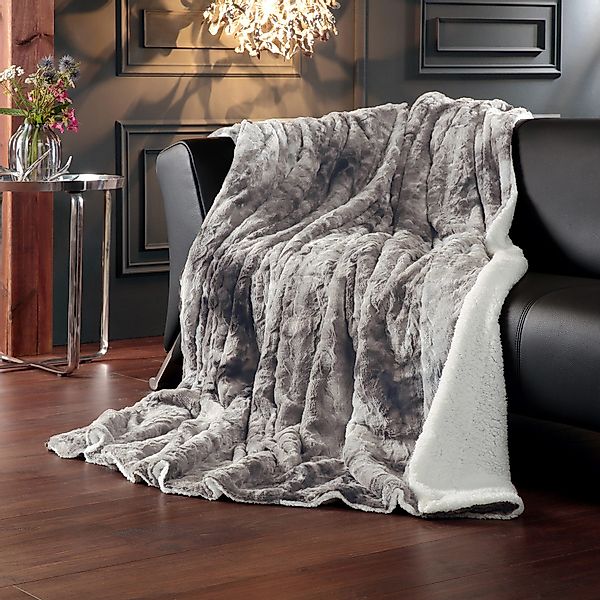Wohndecke Luxus Winterfell XXL, Delindo Lifestyle, günstig online kaufen