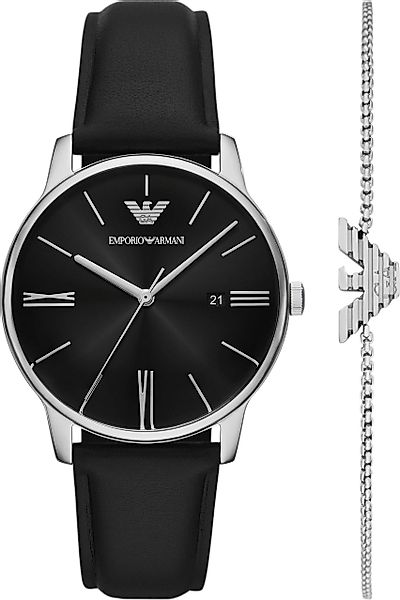 Emporio Armani Quarzuhr AR80079SET, (Set, 2-tlg., günstig online kaufen