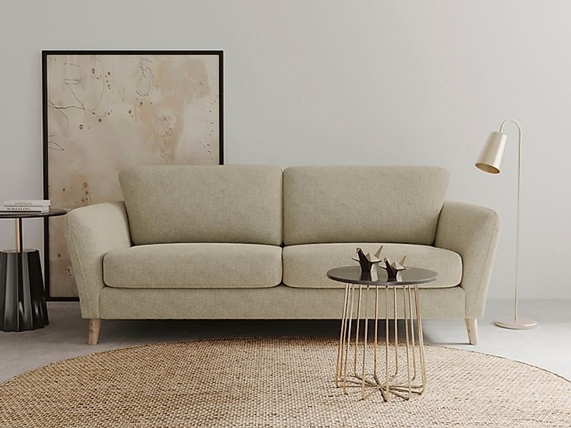Home affaire 3-Sitzer »MARSEILLE 3er Sofa 206 cm, Cord, Flachgewebe, Strukt günstig online kaufen