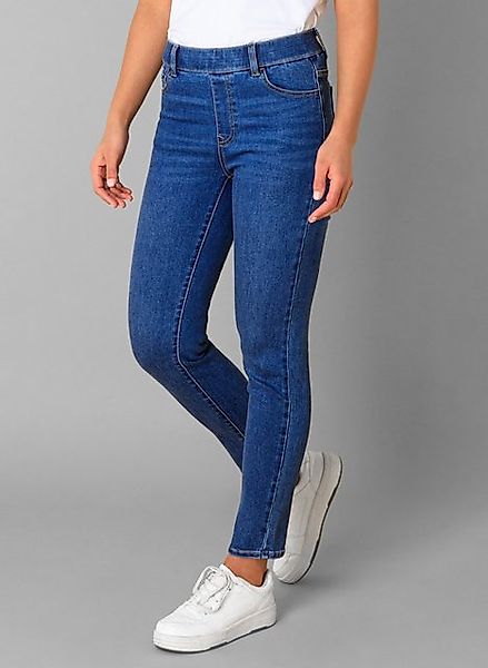 Base Level Jeggings Anabel in blauer Waschung günstig online kaufen