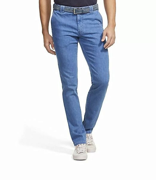 MEYER Straight-Jeans Oslo mit Sicherheitstasche im linken Taschenbeutel günstig online kaufen