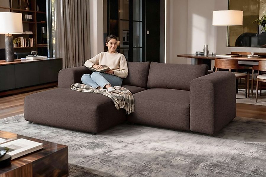 OTTO home Ecksofa »TIARRA Design-Sofa mit Ottomane recht/links bestellbar, günstig online kaufen