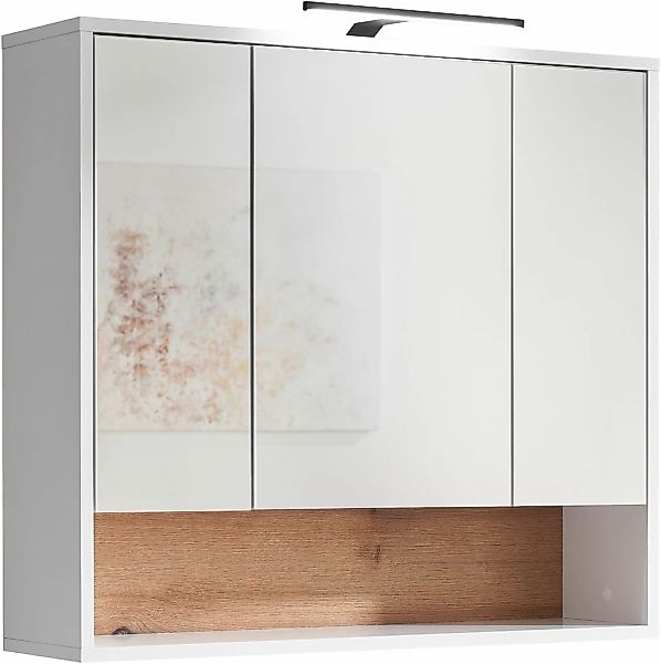 BASIC by Balculina Spiegelschrank "Liguria B/H/T 80x72x21 cm" 1 Stk. tlg. B günstig online kaufen