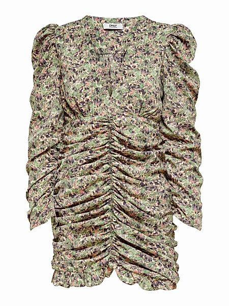 ONLY Knitter-effekt Kleid Damen Beige günstig online kaufen