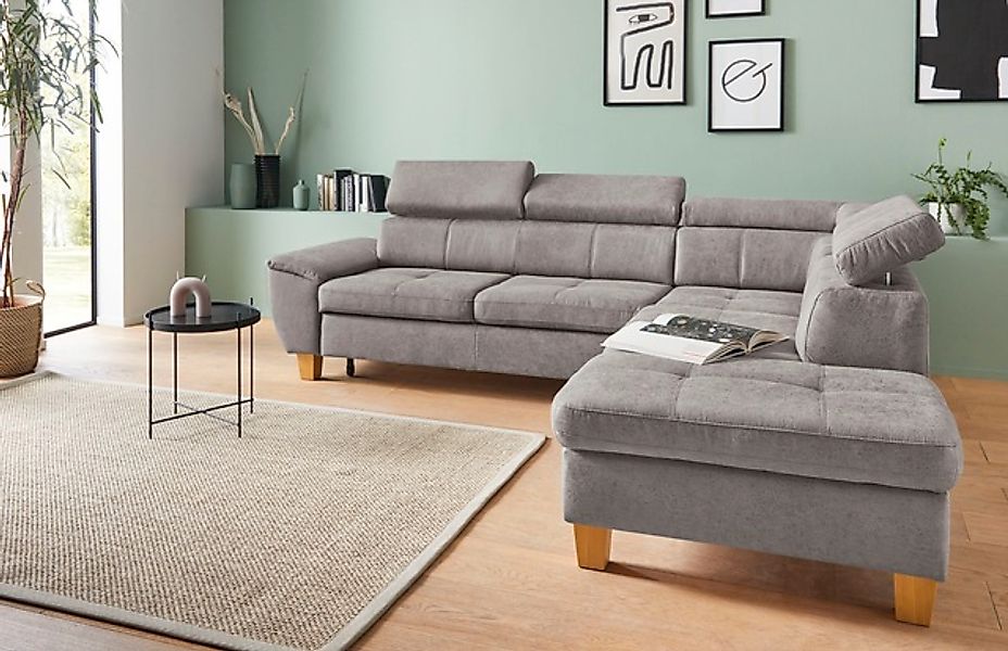 exxpo - sofa fashion Ecksofa »Enya, hoher Sitzkomfort, Breite 266cm, bequem günstig online kaufen