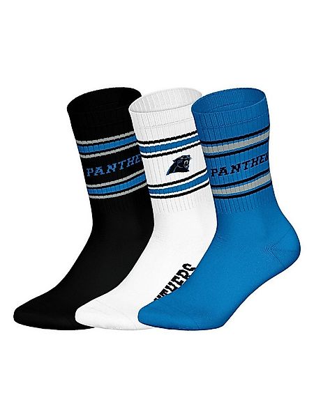 HUDDLE Freizeitsocken Carolina Panthers Crew (3-Paar) Casual Socken, Alltag günstig online kaufen