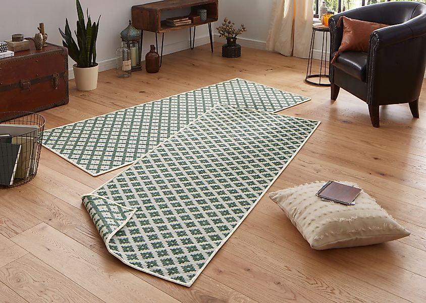 NORTHRUGS Teppich »Nizza Wendeteppich«, rechteckig, 5 mm Höhe, In-& Outdoor günstig online kaufen