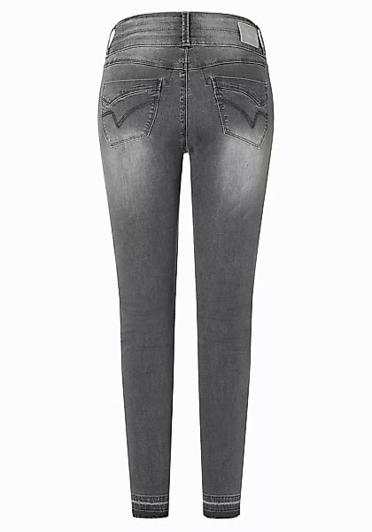 TIMEZONE Damen Jeans EnyaTZ Womenshape - Slim Fit - Blau - Grau günstig online kaufen