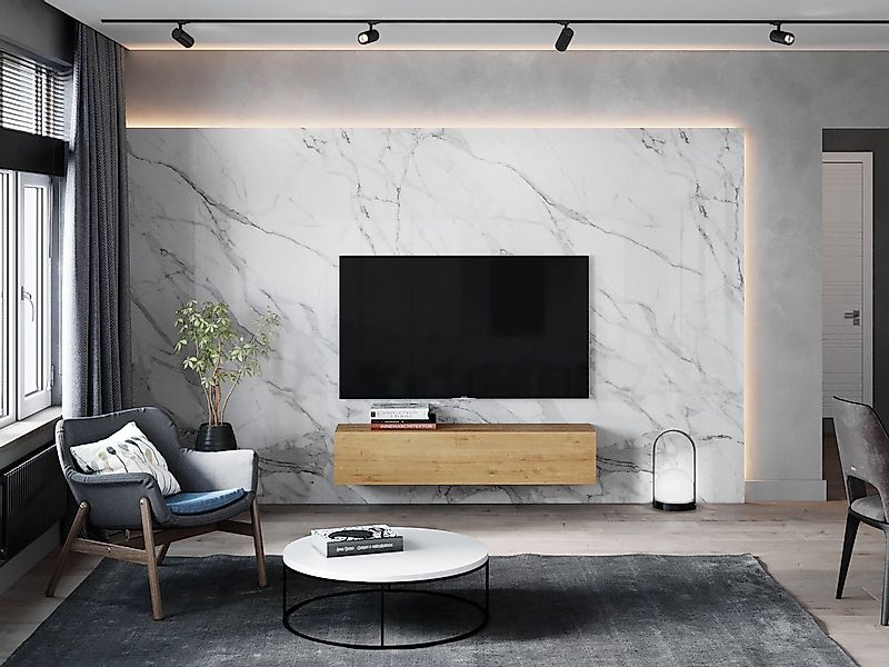 Platan Room Lowboard, Fernsehschrank 105/140/160/210/280cm breit Hängend St günstig online kaufen