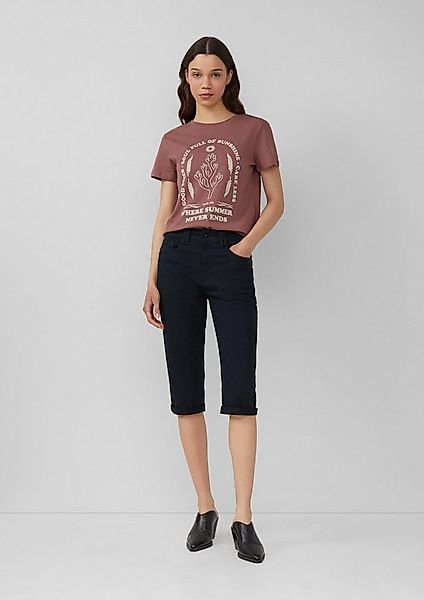 QS Caprihose Hose Caprihose Catie / Slim Fit / Mid Rise günstig online kaufen