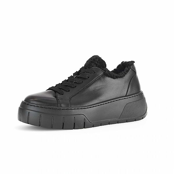 Gabor Sneaker "Sneaker low Materialmix Leder/Lederimitat" günstig online kaufen