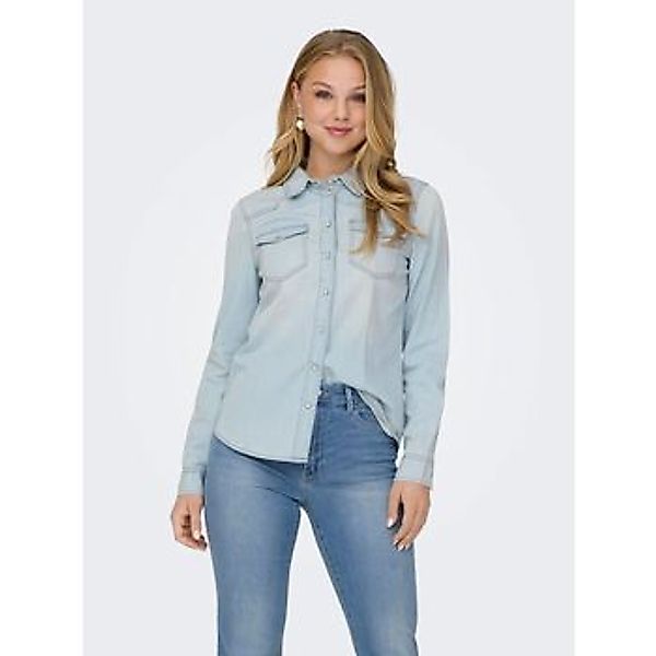Only  Blusen 15315185 ALEXA-LIGHT BLUE DENIM günstig online kaufen