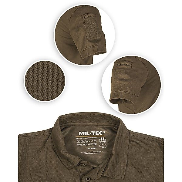 Mil-Tec Poloshirt Militär Tactical Poloshirt Quick günstig online kaufen