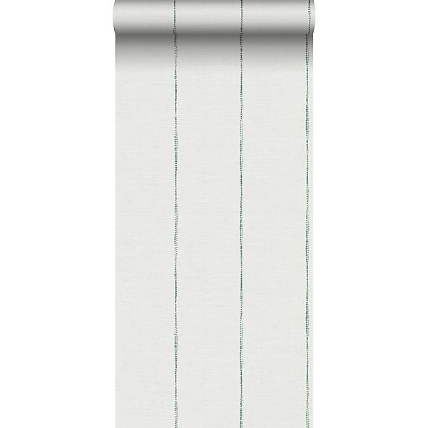 Sanders & Sanders Tapete Gemalte Streifen Blaugrün Und Weiß 53 Cm X 1005 M günstig online kaufen