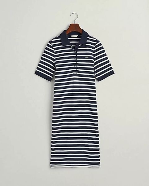 Gant Sommerkleid STRIPED SHIELD SS PIQUE POLO DRESS, EVENING BLUE günstig online kaufen