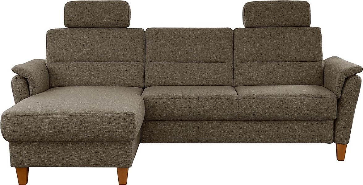 Home affaire Ecksofa »Palmera L-Form«, Federkern, wahlweise mit Bettfunktio günstig online kaufen