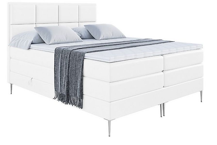 ALTDECOR Boxspringbett NOVA-F KING (Multipocket-Matratze H4, H3 Matratze Bo günstig online kaufen
