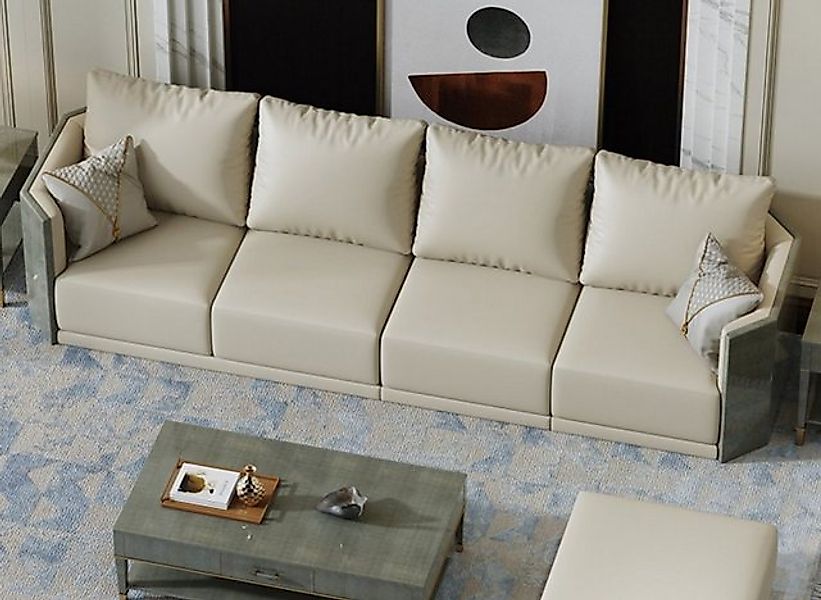 JVmoebel Sofa 4 Sitzer Big xxl Couch Sofas Couchen Wohnzimmer Big Couchen L günstig online kaufen