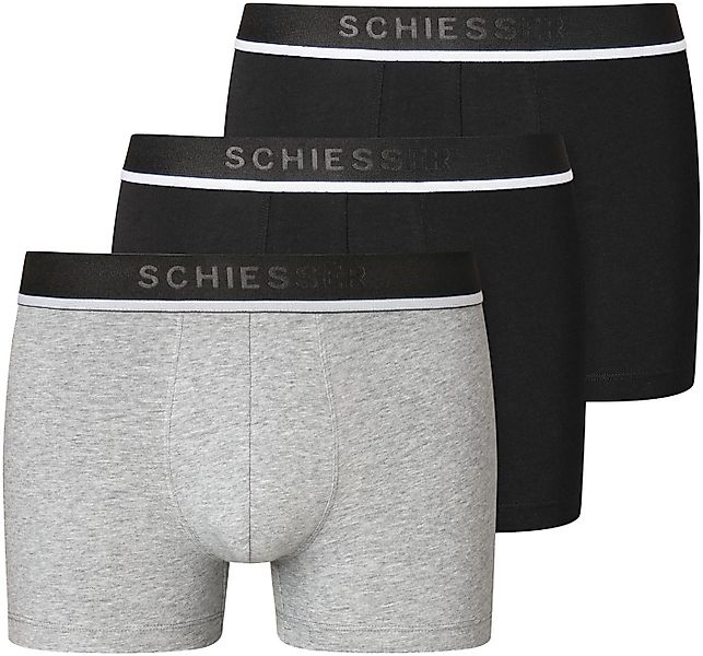Schiesser Boxer "95/5" 3er-Pack, mit sportlichem Logo-Webgummibund günstig online kaufen