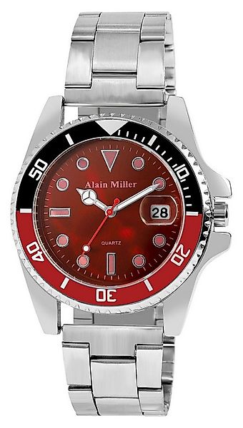 Alain Miller Quarzuhr 2800108 mit Edelstahlarmband, Datumsanzeige, sportlic günstig online kaufen