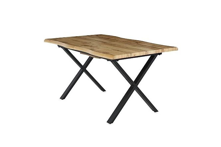 Esstisch ausziehbar 140-180 cm MARTIN Wildeiche günstig online kaufen