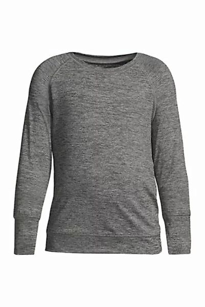 Active-Langarm-Shirt, Größe: 140-152, Schwarz, Elasthan, by Lands' End, Sch günstig online kaufen