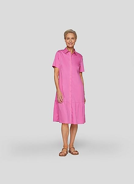 Rabe Midikleid Rabe Sommerkleid mit Polokragen und Volant-Detail günstig online kaufen