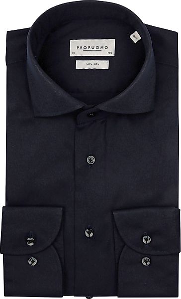 Profuomo Twill Hemd Navy Extra Lange Ärmel - Größe 43 günstig online kaufen