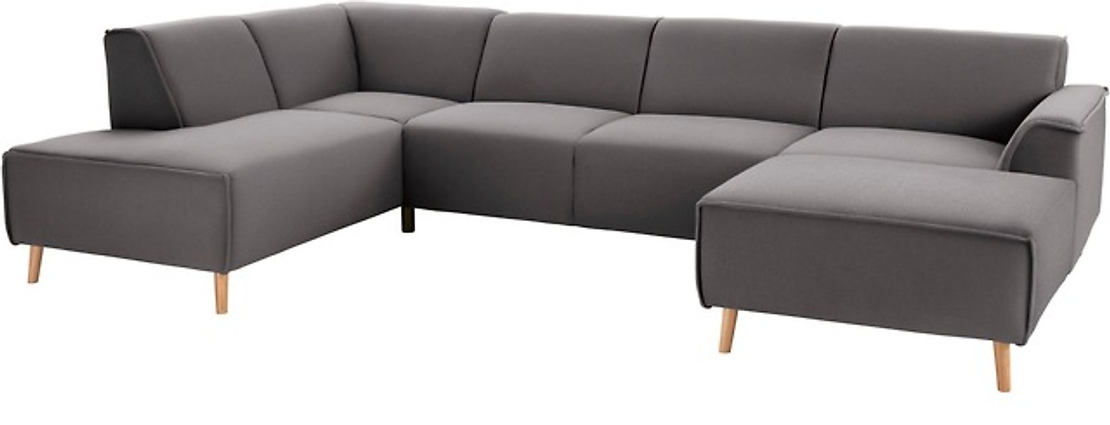 Home affaire Wohnlandschaft »Janek Scandic Design, elegant und zeitlos U-Fo günstig online kaufen