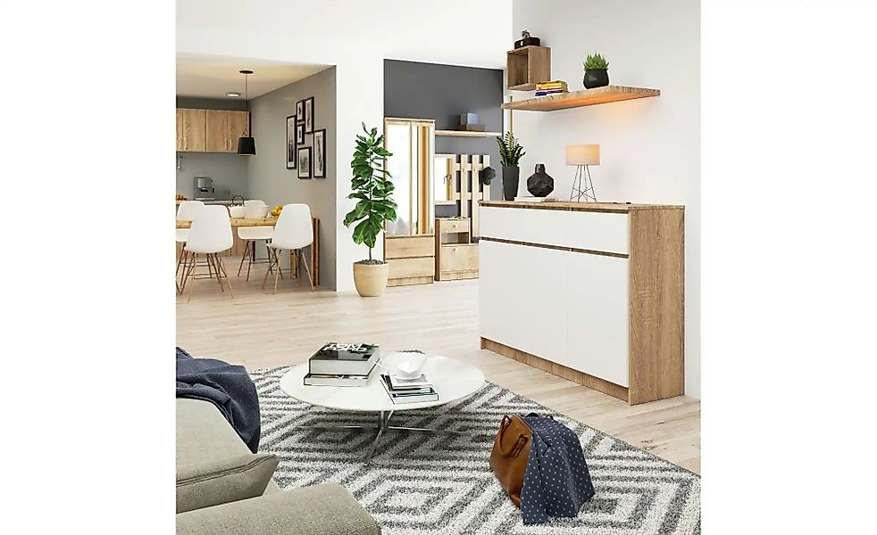Highboard  Klaus ¦ mehrfarbig ¦ Maße (cm): B: 138 H: 99 Kommoden & Sideboar günstig online kaufen