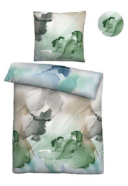 Biberna Bettwäsche 0614515, Mako-Satin, 2 teilig, günstig online kaufen