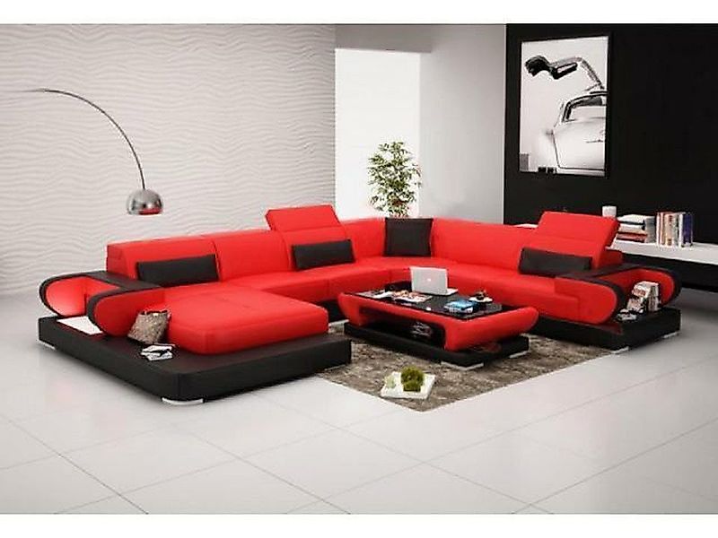 JVmoebel Wohnlandschaft Sofa Eckcouch Couch Funktionssofa günstig online kaufen