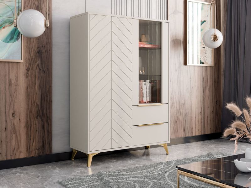 MIRJAN24 Vitrine Xylix 2D2SZ (mit zwei günstig online kaufen