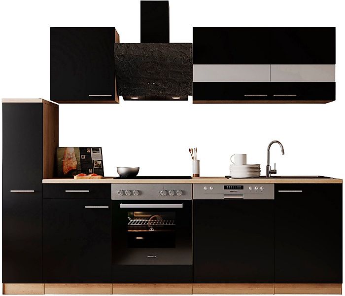 RESPEKTA Küche Merle, Breite 250 cm, mit Soft-Close, in exklusiver Konfigur günstig online kaufen