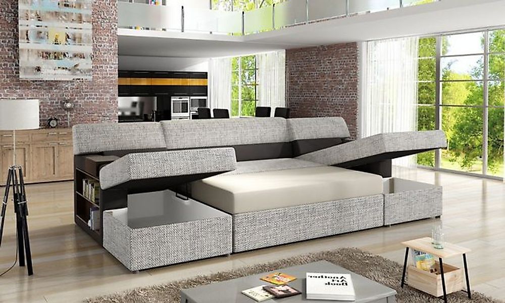 Xlmoebel Ecksofa Ecksofa Schlaffunktion Wohnzimmer modernes Design, 1 Teile günstig online kaufen