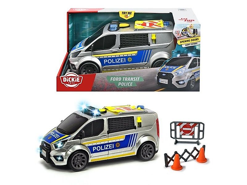 Dickie Toys Spielzeug-Polizei SOS Ford Transit günstig online kaufen