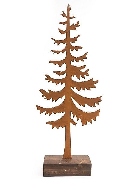 Trend Line Weihnachtsfigur TrendLine Dekofigur Metall Tannenbaum 49 x 20 cm günstig online kaufen