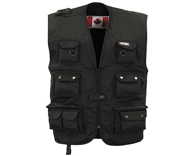 FoxOutdoor Anglerweste Outdoor Weste, schwarz, schwere Ausführung M günstig online kaufen
