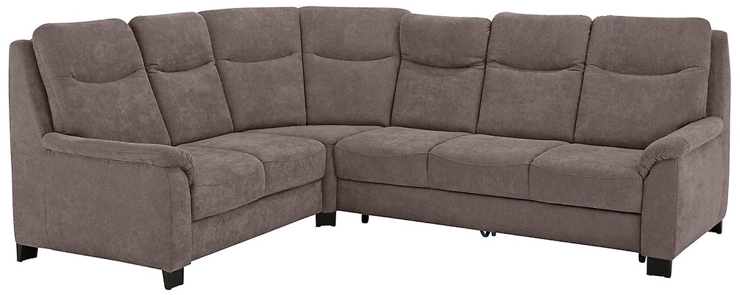 Home affaire Ecksofa »Boccaccio L-Form«, mit Federkern, incl. Kopfteilverst günstig online kaufen