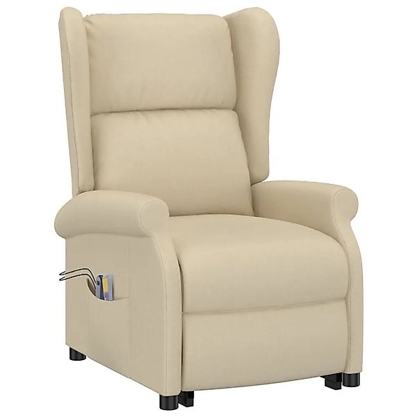 vidaXL Massagesessel mit Aufstehhilfe Creme Stoff 289749 günstig online kaufen