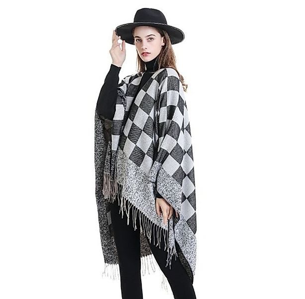 XDeer XXL-Schal Damen Schal,XXL Schal,Poncho in kuscheliger mit kleinen Fra günstig online kaufen