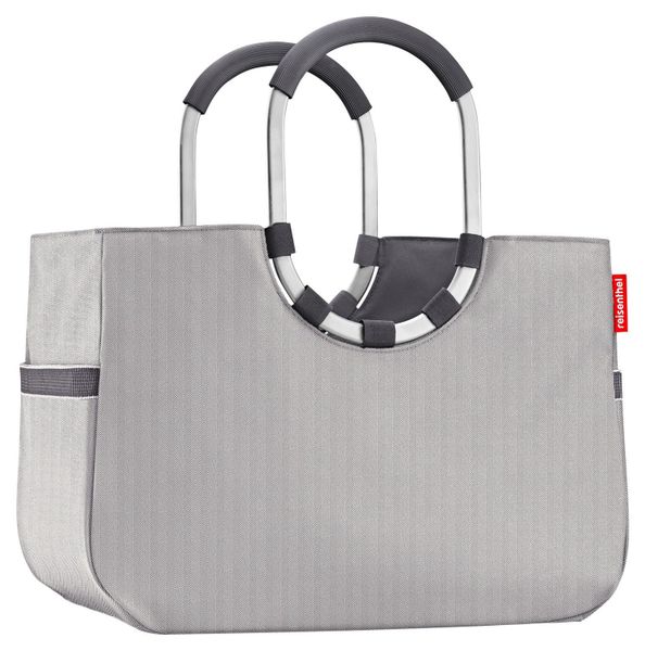 REISENTHEL® Einkaufskorb loopshopper L herringbone grey, günstig online kaufen