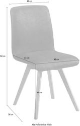 massivline&more 4-Fußstuhl Karla, Stuhl, Esszimmerstuhl, Küchenstuhl günstig online kaufen