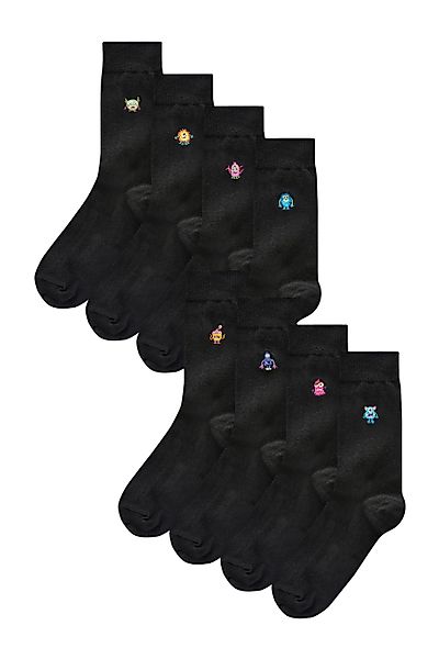 Next Kurzsocken Socken mit Stickerei (8-Paar) günstig online kaufen