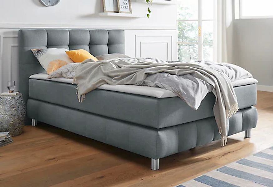 andas Boxspringbett "Salo" incl. Topper, 6 Breiten, 2 Härtegrade, TFK auch günstig online kaufen