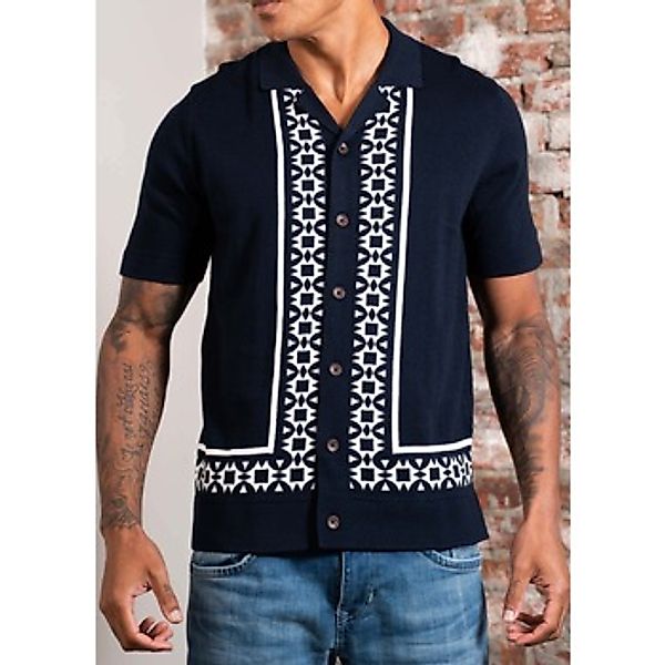 Ben Sherman  Hemdbluse Border resort shirt - dark navy günstig online kaufen