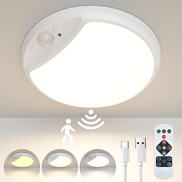 BlingBin LED Deckenleuchte Bewegungsmelder Lampe,LED Akku günstig online kaufen