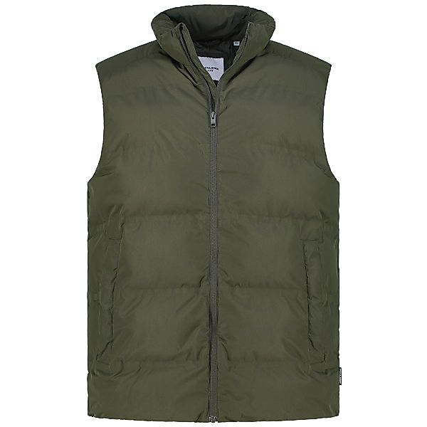 Jack&Jones Steppweste, wasserabweisend Farbe oliv Größe: 4XL günstig online kaufen